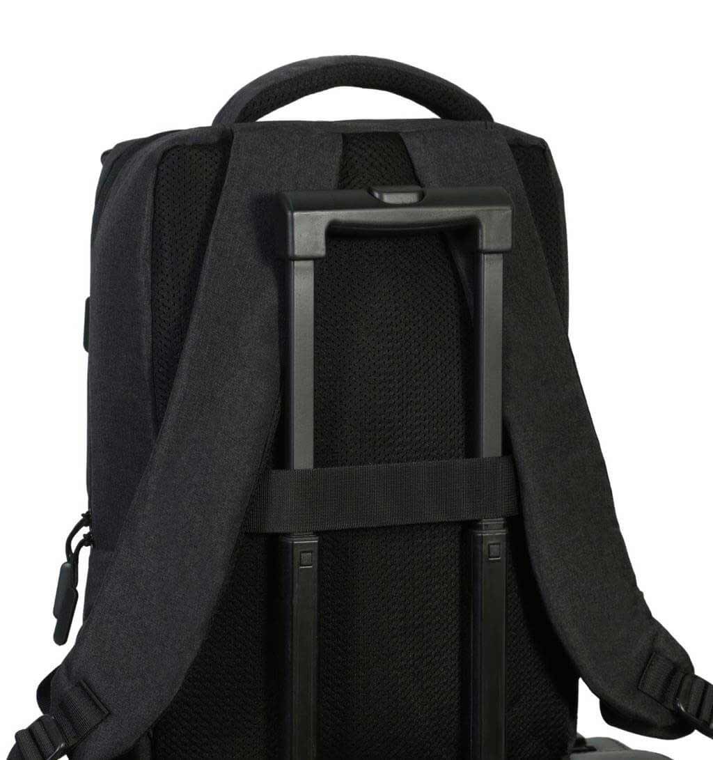 Giftology GRS-certified Recycled RPET Backpack - Black