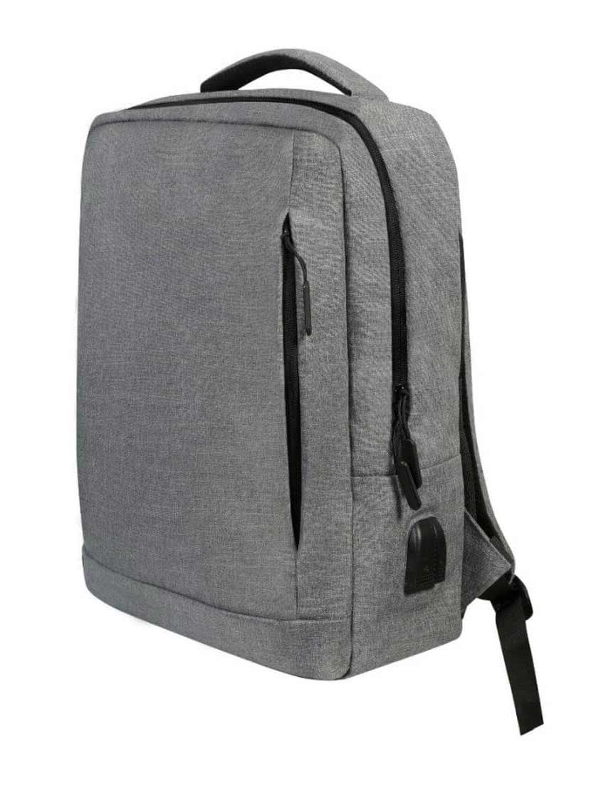 Giftology GRS-certified Recycled RPET Backpack - Grey
