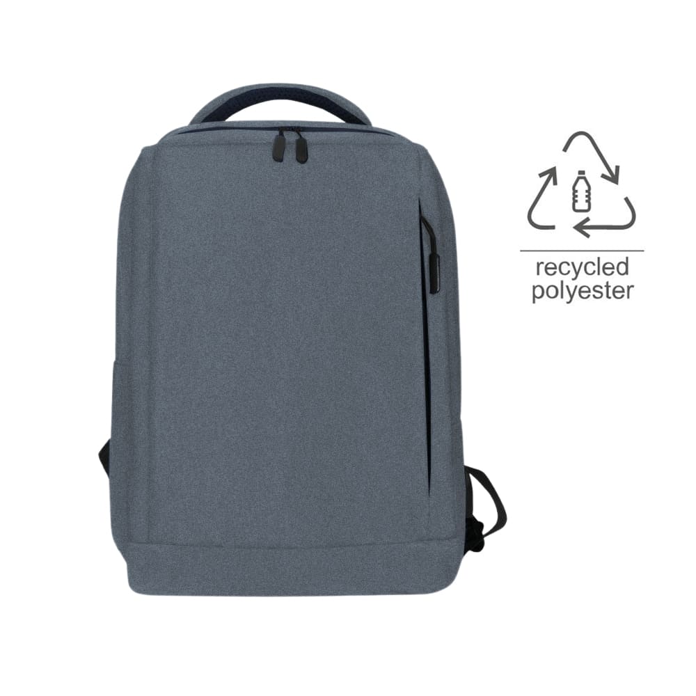 Giftology GRS-certified Recycled RPET Backpack - Blue