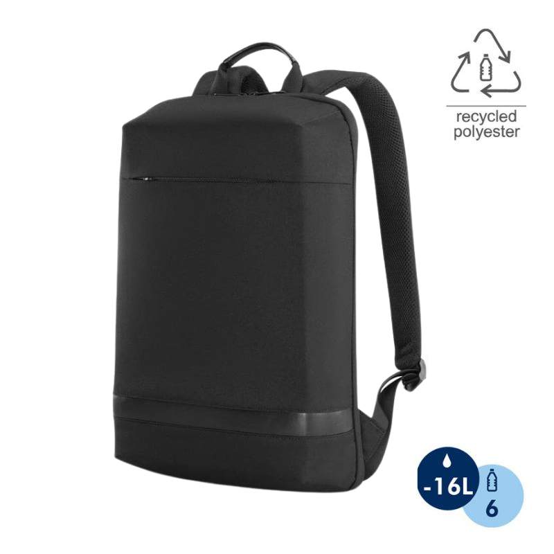 CHANGE Collection Slim RPET 15.6" Laptop Backpack - Black