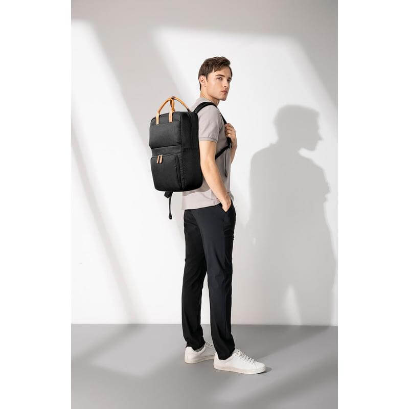 Santhome Metro RPET Laptop Backpack - Black