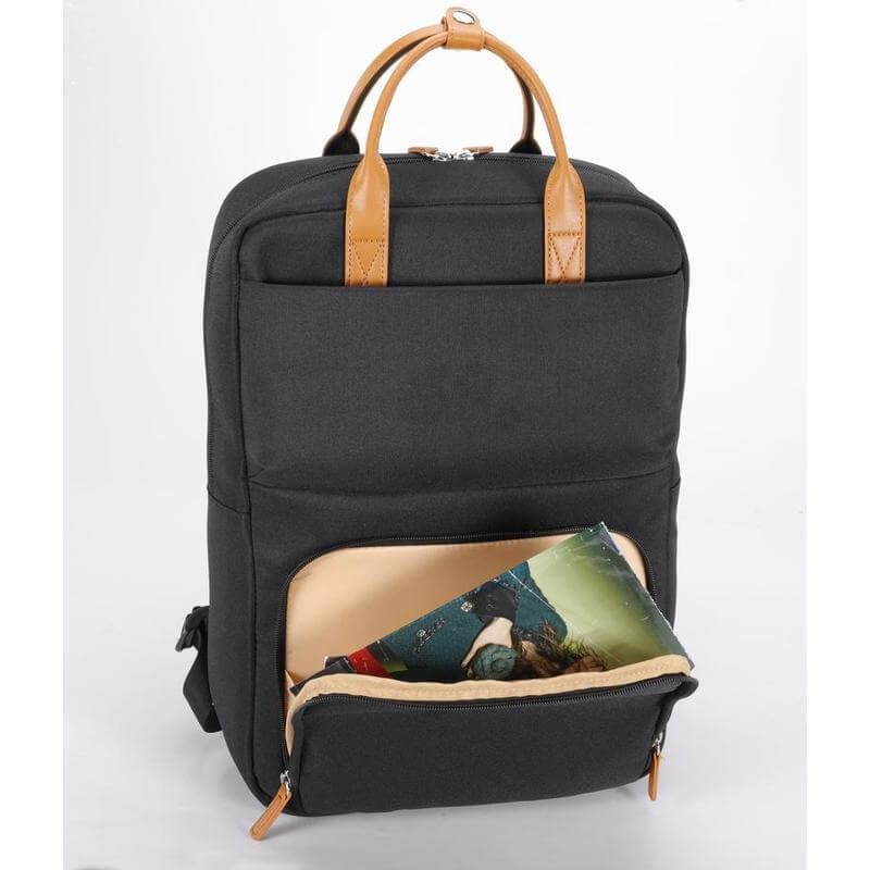 Santhome Metro RPET Laptop Backpack - Black