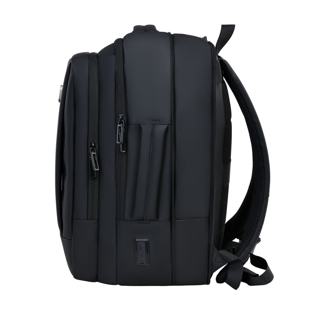 Santhome Expandable 17" Business Backpack - Black