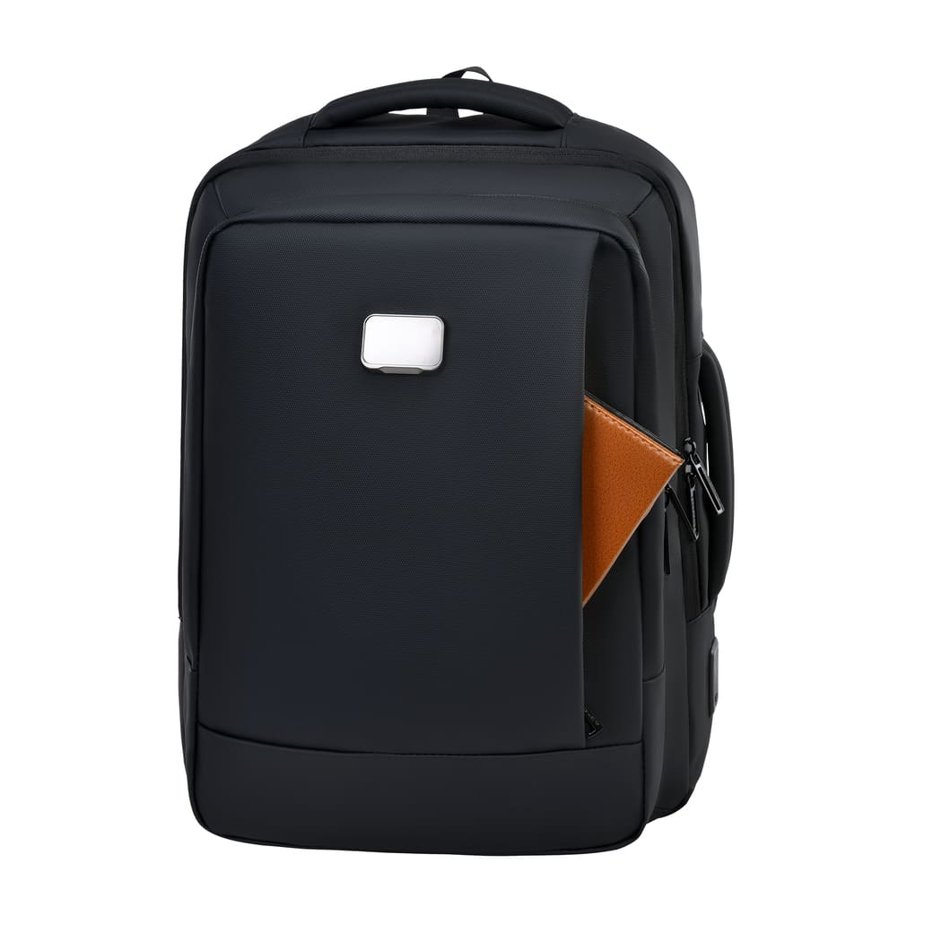 Santhome Expandable 17" Business Backpack - Black