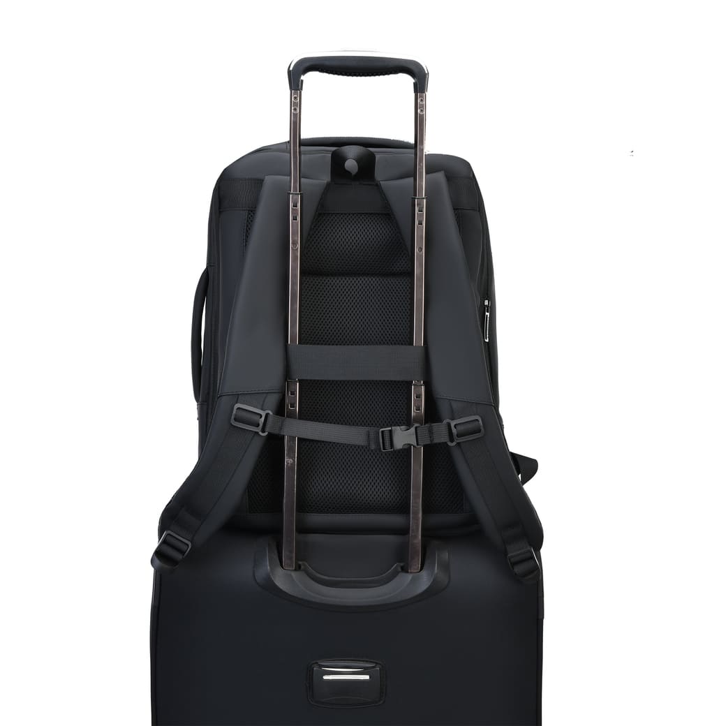 Santhome Expandable 17" Business Backpack - Black