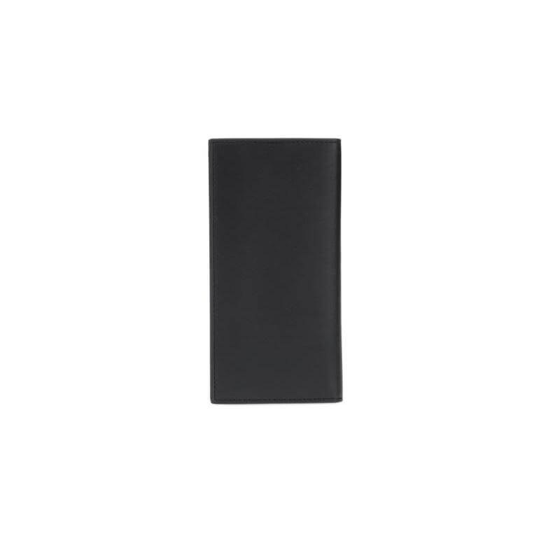 PU Suit Coat Wallet - Black