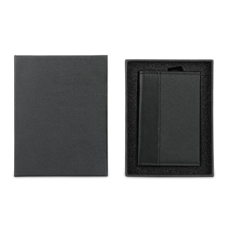 SANTHOME RFID Sliding Card Holder - Black