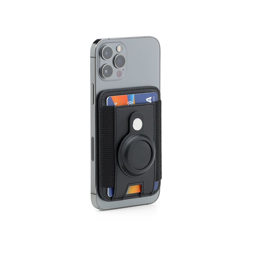 Santhome® Magnetic Phone Cardholder with Santhome Tag Pocket - Black