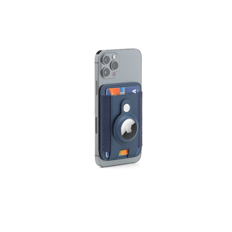 Santhome® Magnetic Phone Cardholder with Santhome Tag Pocket - Navy Blue