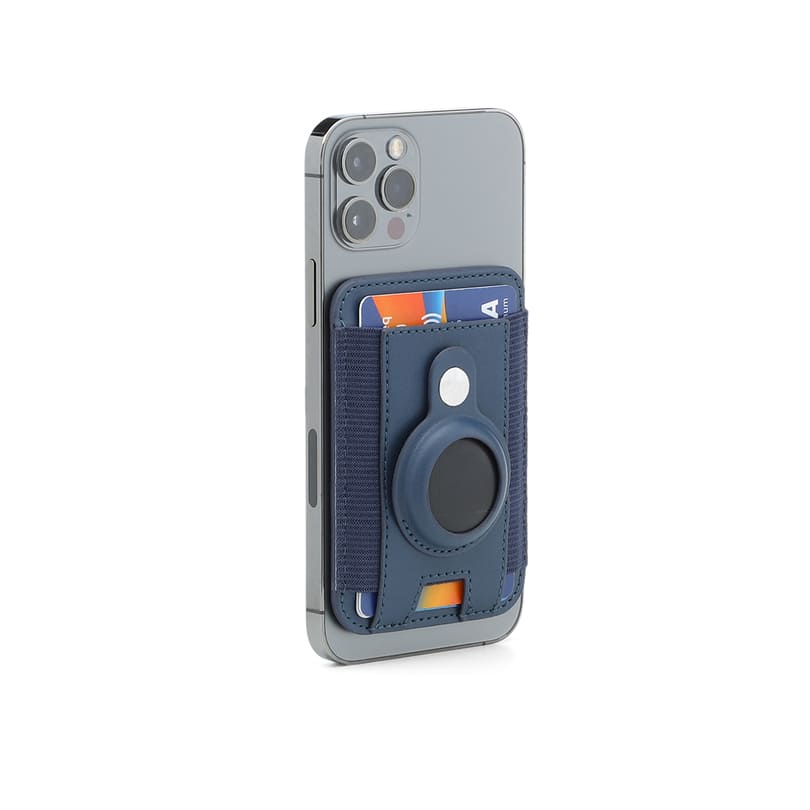 Santhome® Magnetic Phone Cardholder with Santhome Tag Pocket - Navy Blue