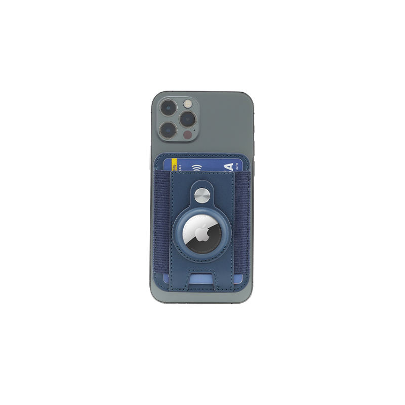 Santhome® Magnetic Phone Cardholder with Santhome Tag Pocket - Navy Blue
