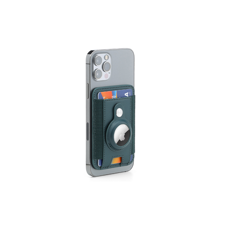 Santhome® Magnetic Phone Cardholder with Santhome Tag Pocket - Dark Green