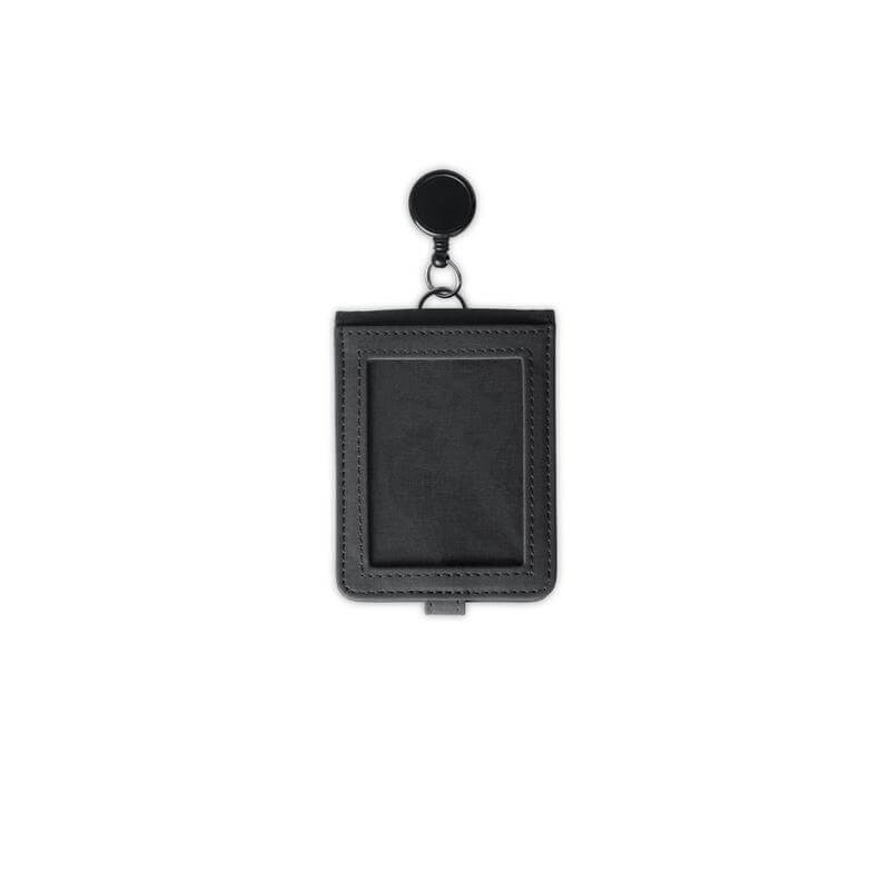 Santhome ID Cardholder with Reel Badge - Black