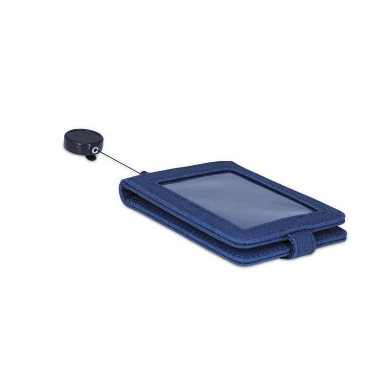 Santhome ID Cardholder with Reel Badge - Navy Blue