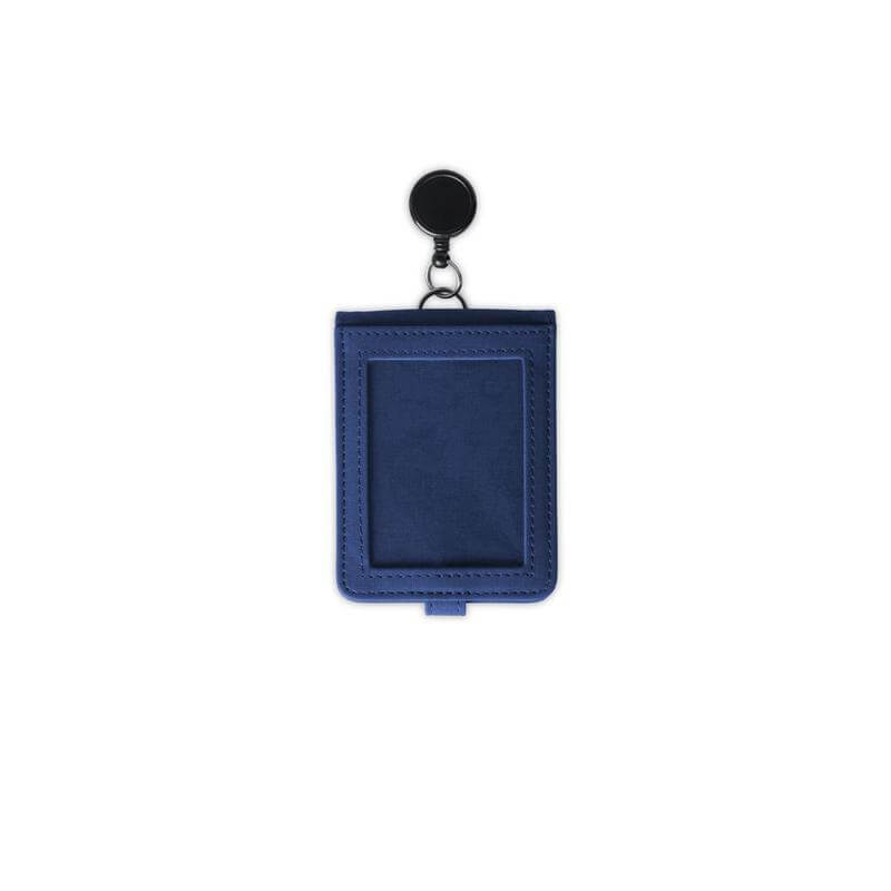 Santhome ID Cardholder with Reel Badge - Navy Blue