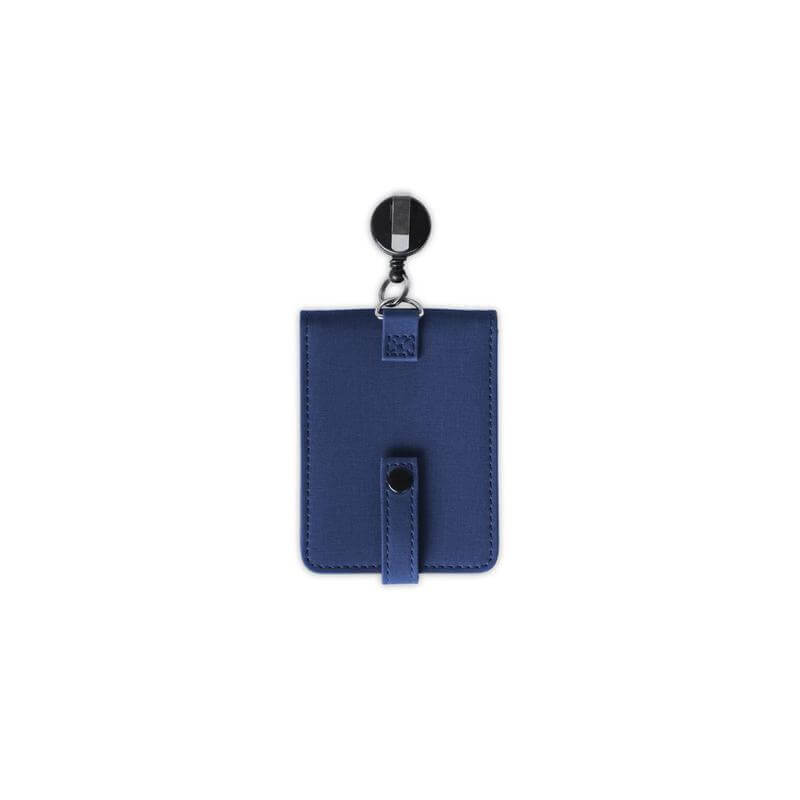 Santhome ID Cardholder with Reel Badge - Navy Blue