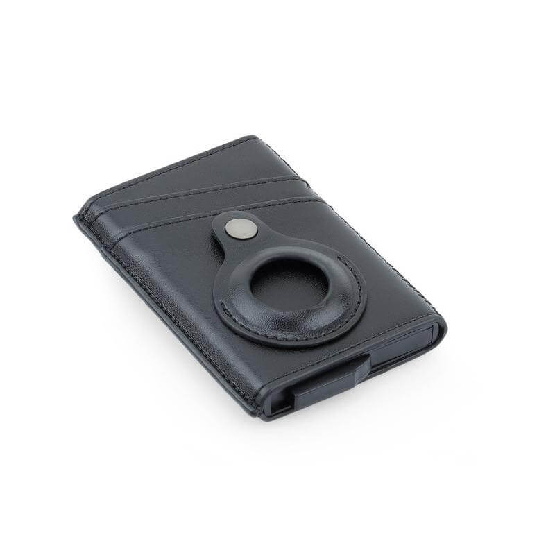 Santhome® PU Card Holder with Santhome Tag pocket - Black