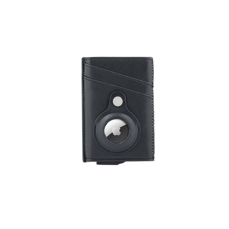 Santhome® PU Card Holder with Santhome Tag pocket - Black