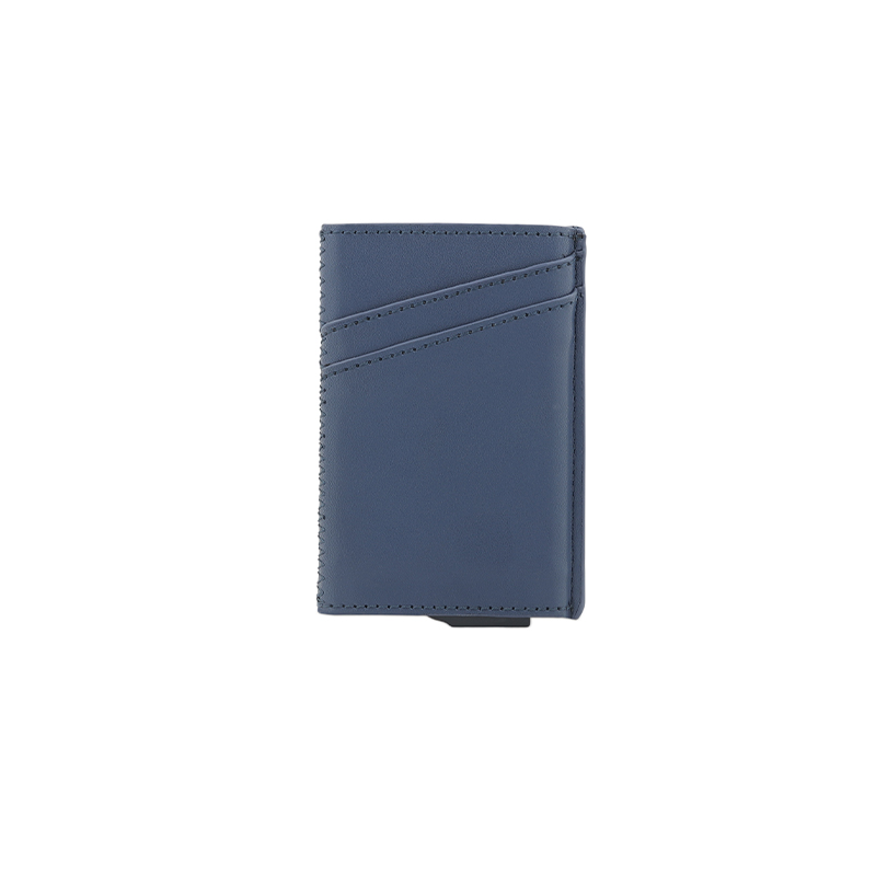 Santhome® PU Card Holder with Santhome Tag pocket - Navy Blue
