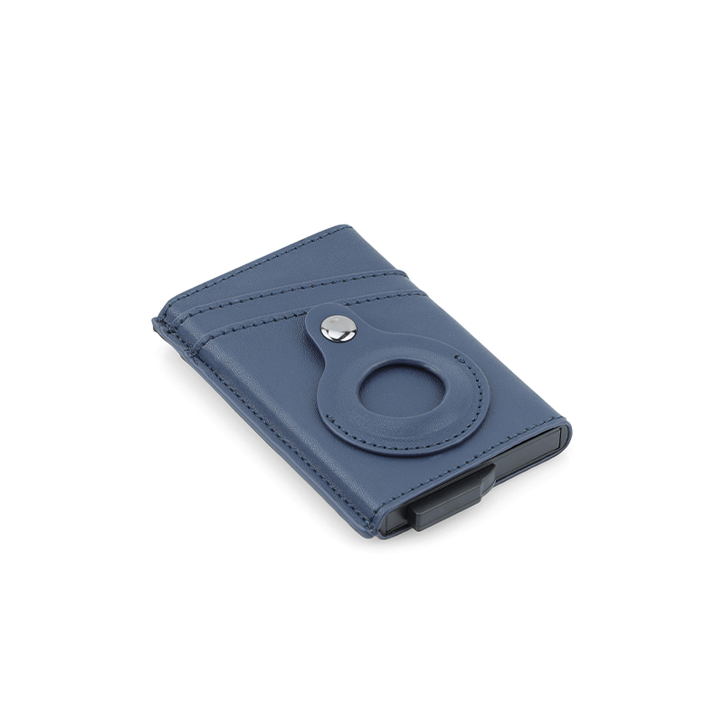 Santhome® PU Card Holder with Santhome Tag pocket - Navy Blue