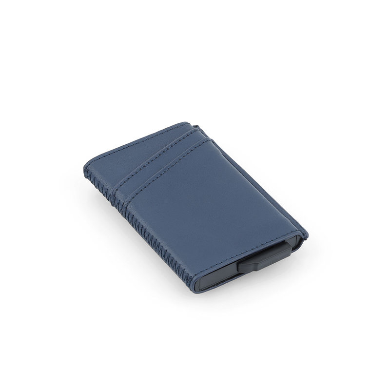 Santhome® PU Card Holder with Santhome Tag pocket - Navy Blue