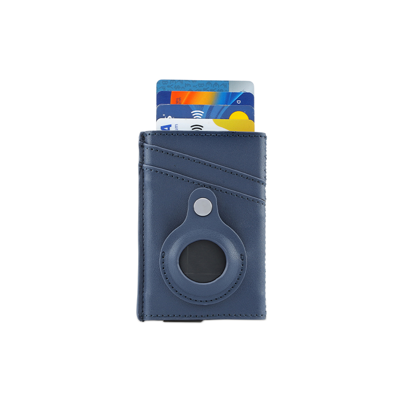 Santhome® PU Card Holder with Santhome Tag pocket - Navy Blue