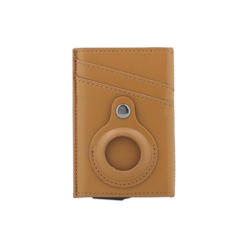 Santhome® PU Card Holder with Santhome Tag pocket - Tan