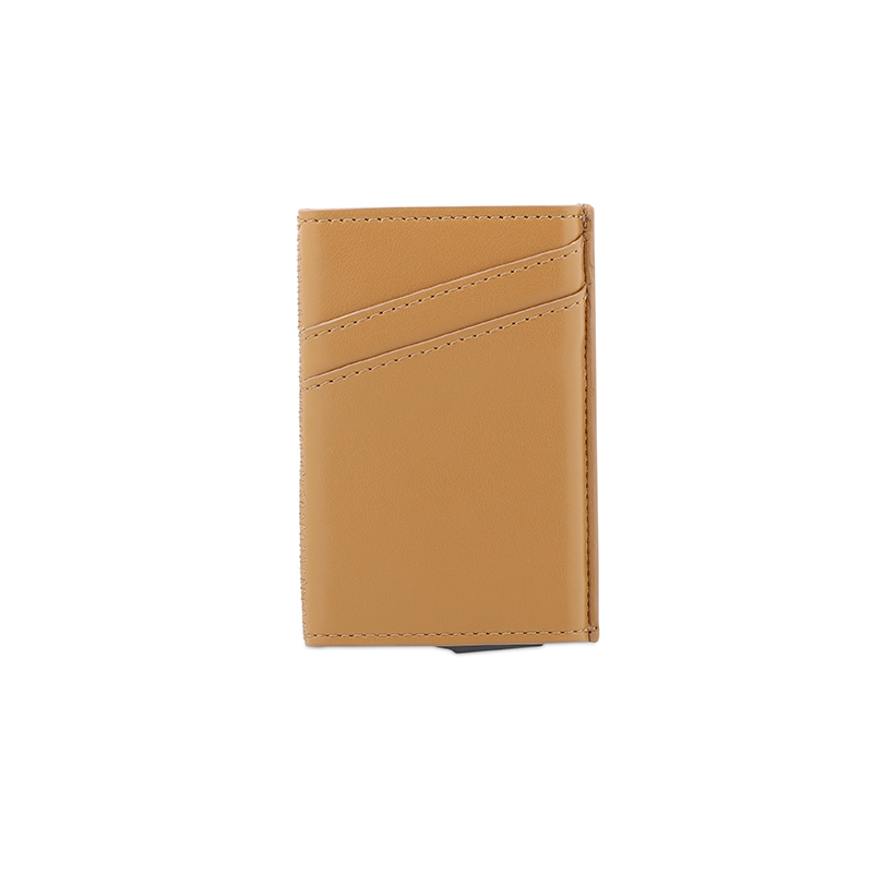 Santhome® PU Card Holder with Santhome Tag pocket - Tan