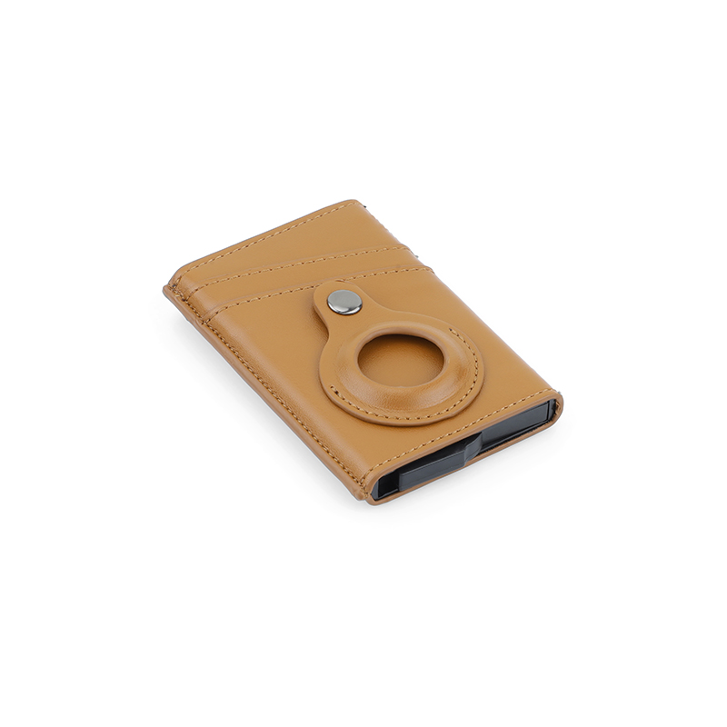 Santhome® PU Card Holder with Santhome Tag pocket - Tan