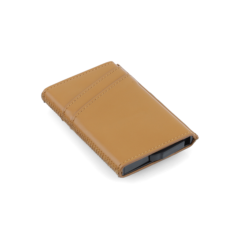 Santhome® PU Card Holder with Santhome Tag pocket - Tan