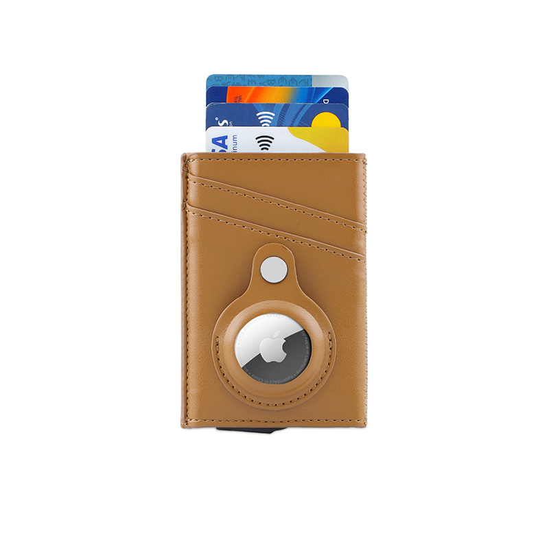 Santhome® PU Card Holder with Santhome Tag pocket - Tan