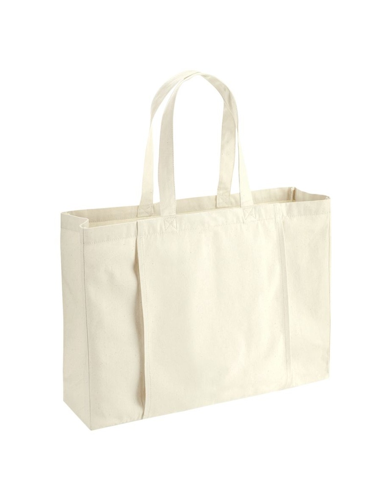 Gym/Yoga 310GSM Cotton Tote Bag - White