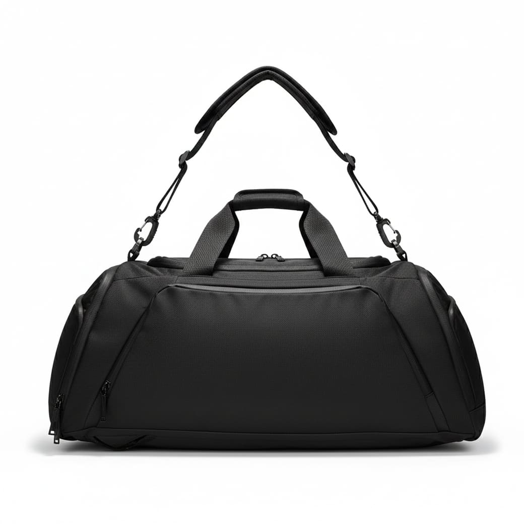 Santhome Sports Travel Duffel Backpack - Black