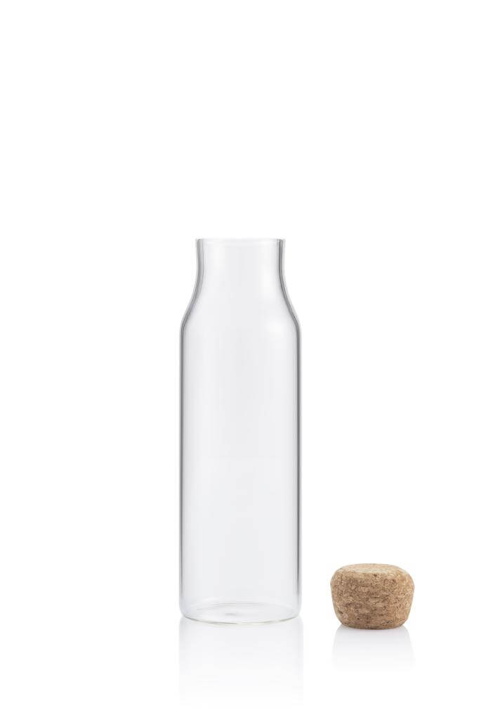Borosilicate Glass Bottle with Cork Lid - 600ml