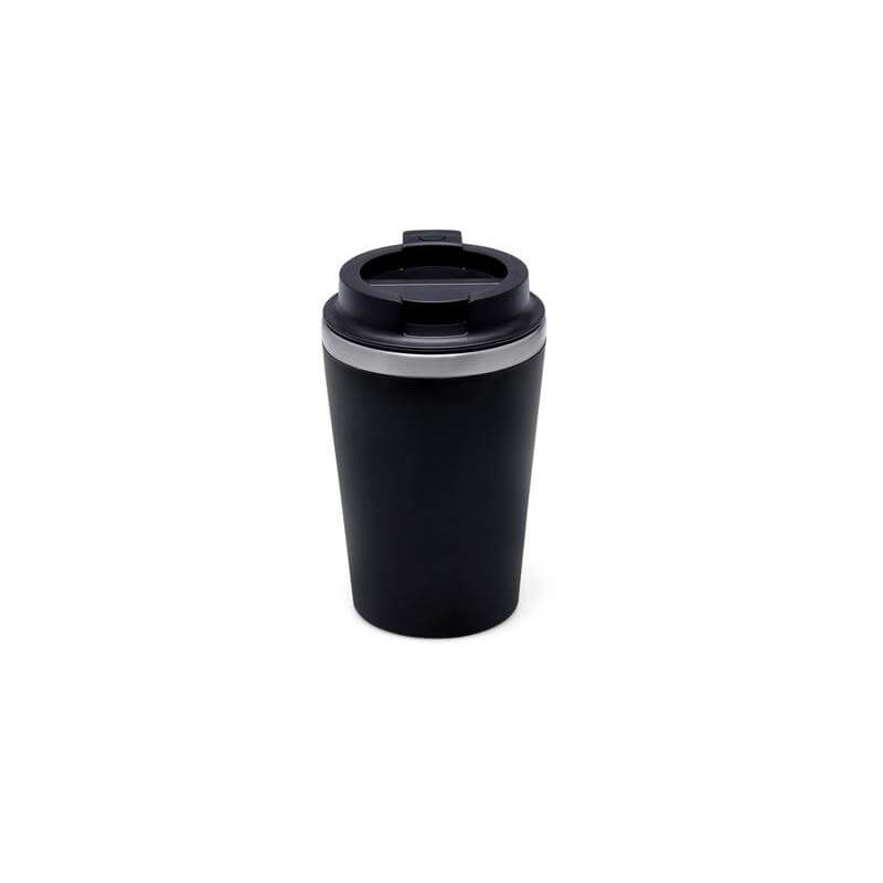 Giftology Steel/PP Double Wall Tumbler - 350ml - Black