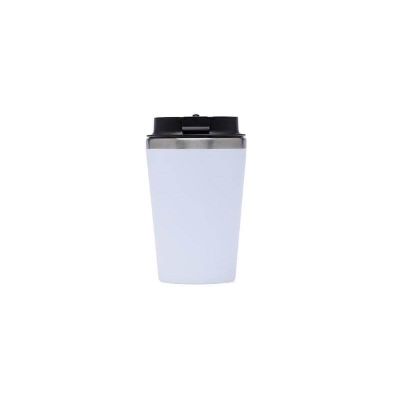 Giftology Steel/PP Double Wall Tumbler - 350ml - White