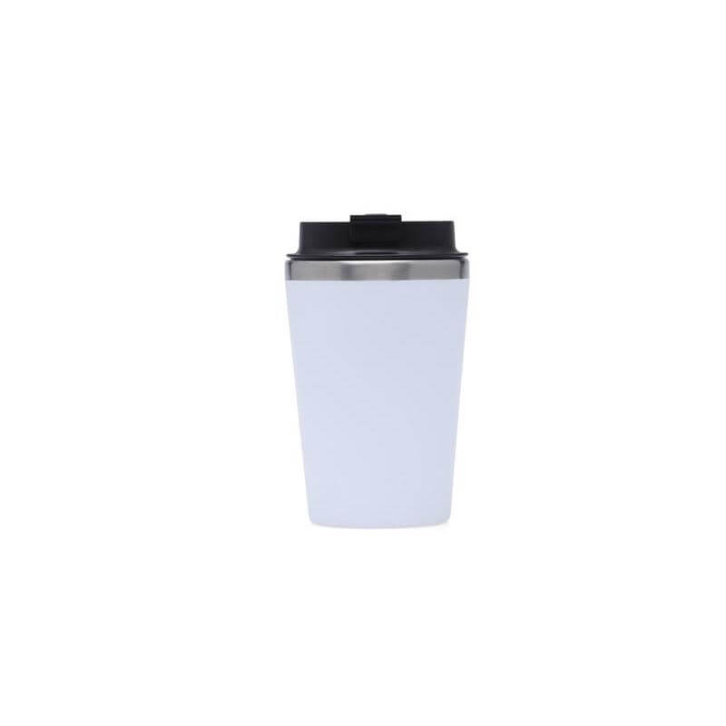 Giftology Steel/PP Double Wall Tumbler - 350ml - White