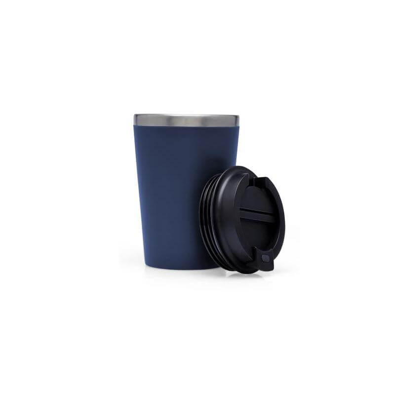 Giftology Steel/PP Double Wall Tumbler - 350ml - Navy Blue
