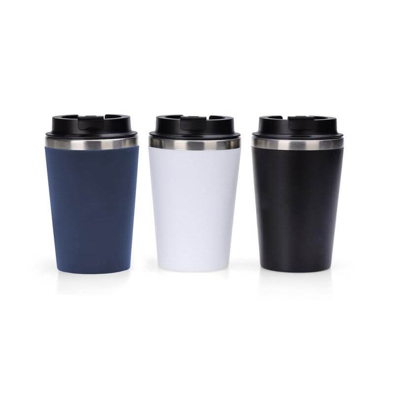 Giftology Steel/PP Double Wall Tumbler - 350ml - Navy Blue