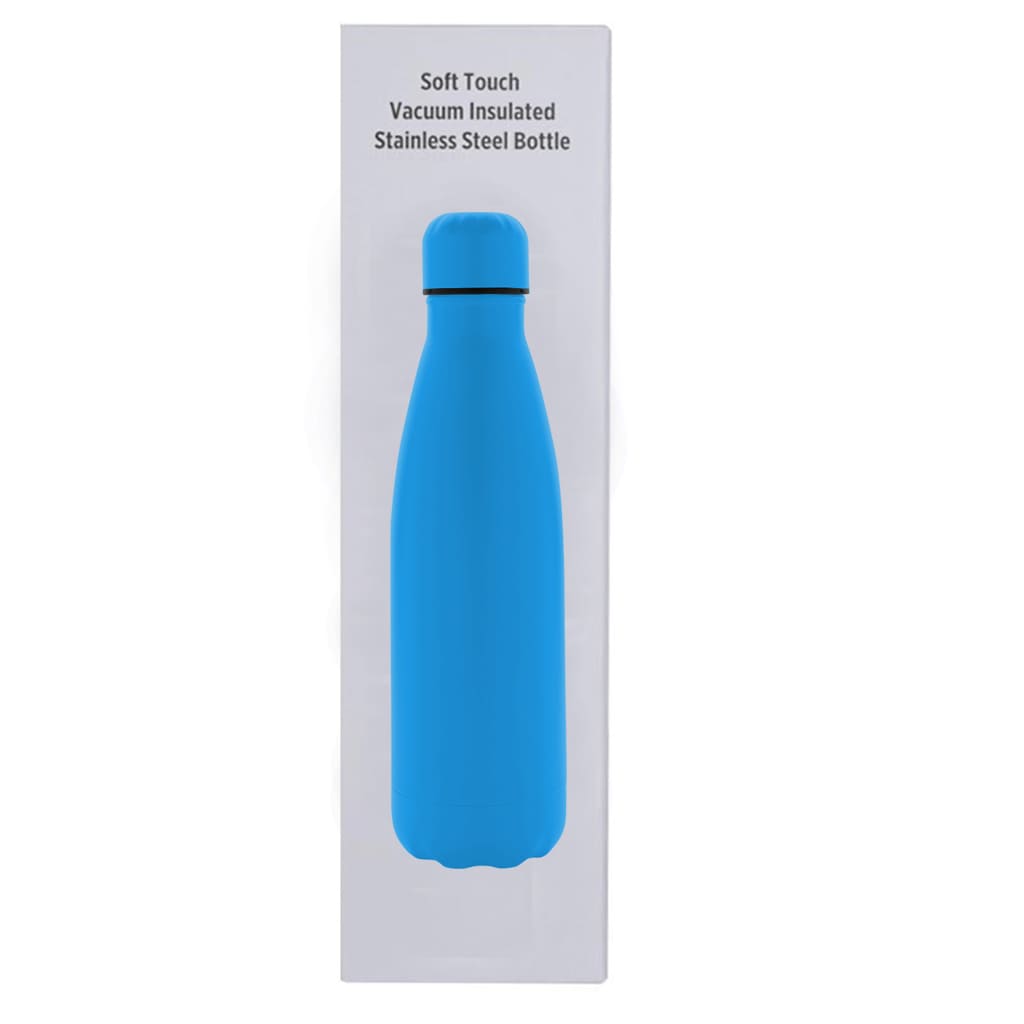 Soft Touch Insulated Water Bottle - Ocean Blue