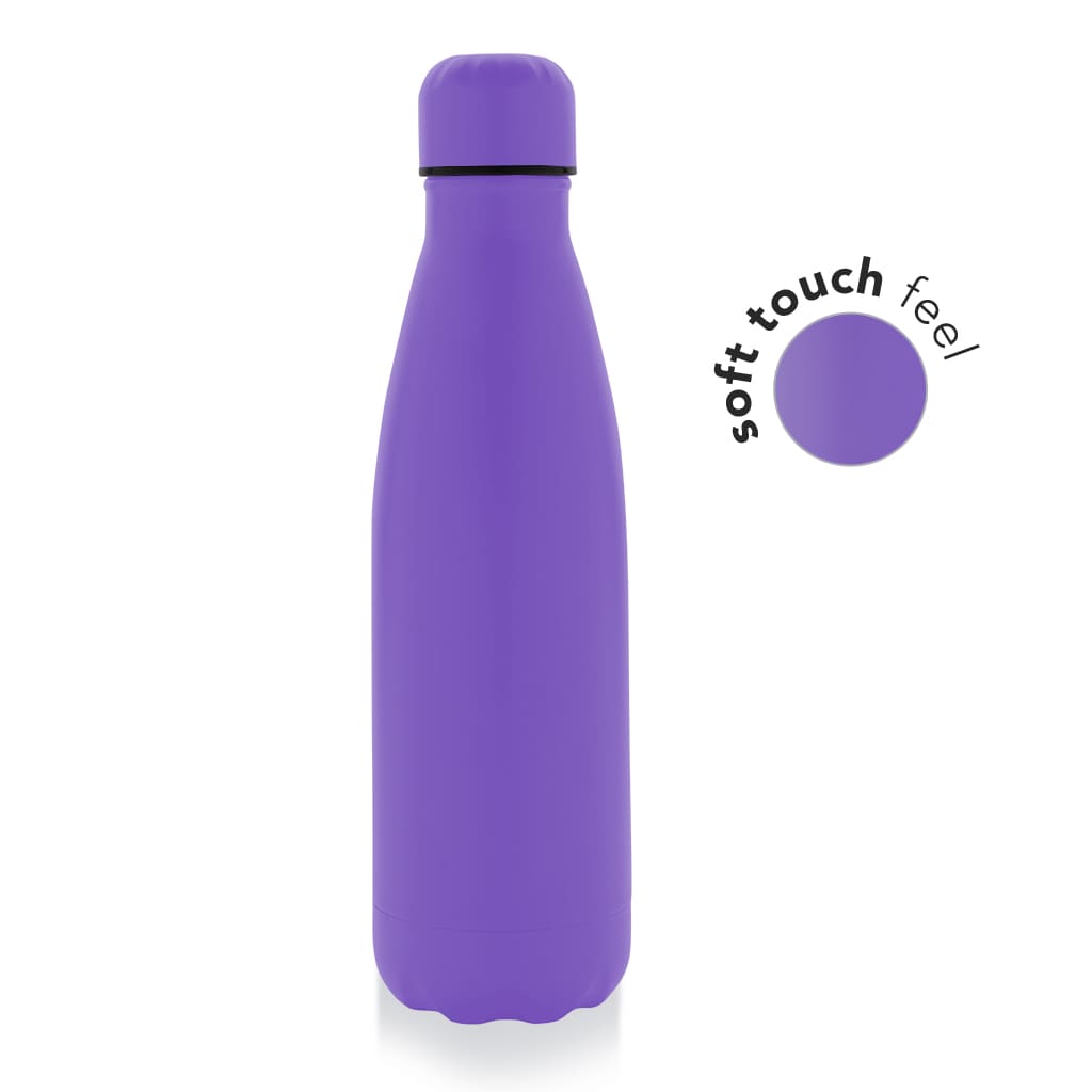 Soft Touch Insulated Water Bottle - Violet