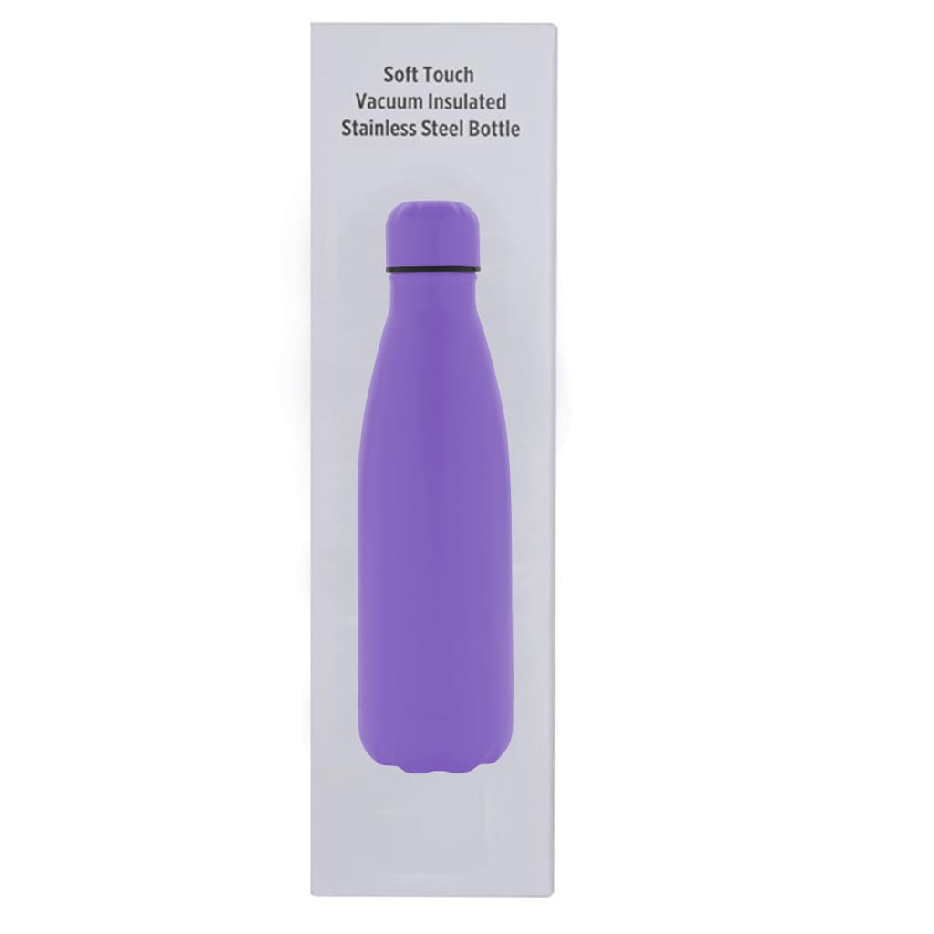 Soft Touch Insulated Water Bottle - Violet