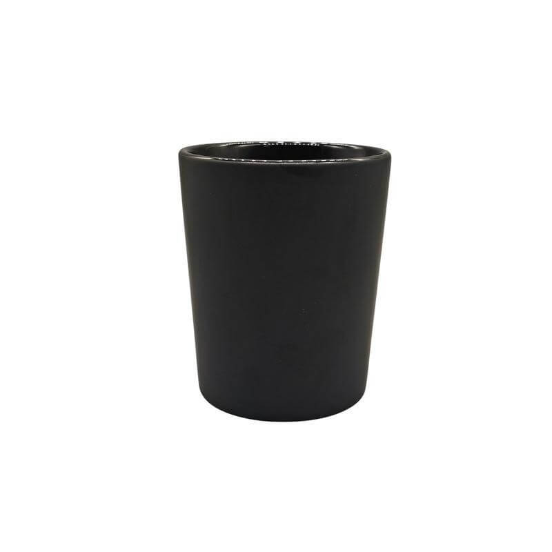 Giftology Ceramic Cup with Wide Grip 400 ml - Black