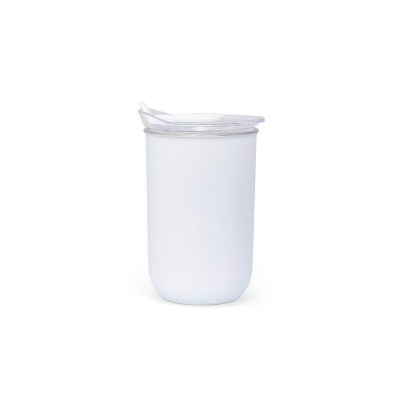 Giftology Double Wall Travel Mug 300ml - White