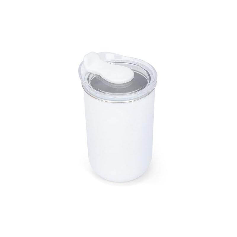 Giftology Double Wall Travel Mug 300ml - White