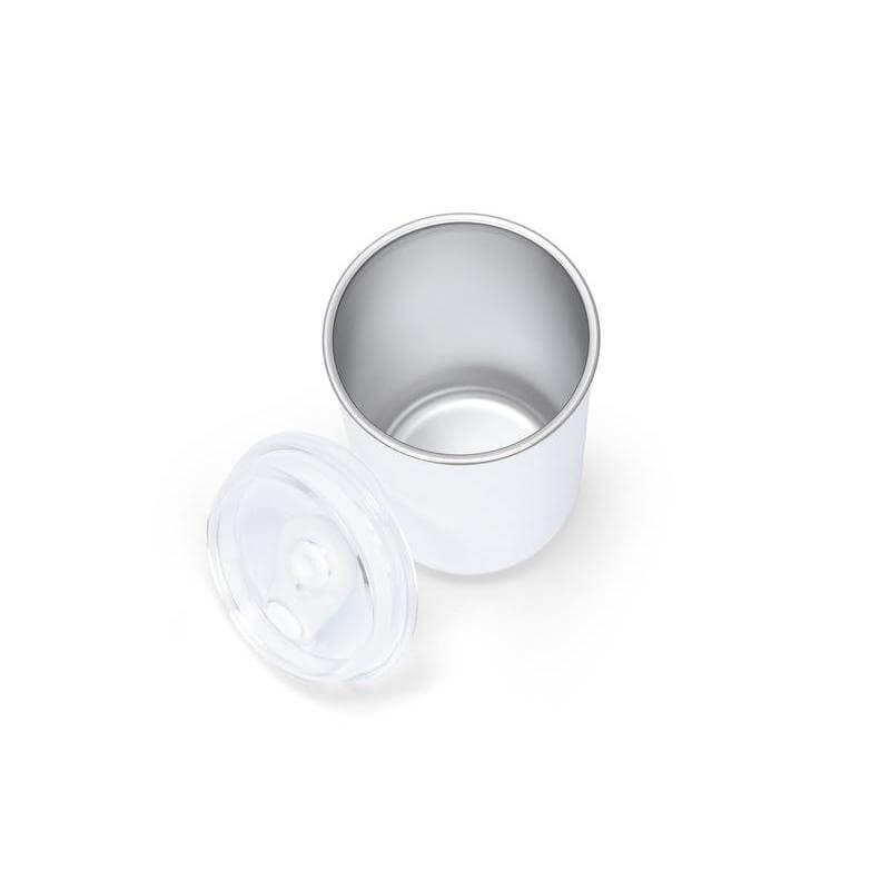 Giftology Double Wall Travel Mug 300ml - White
