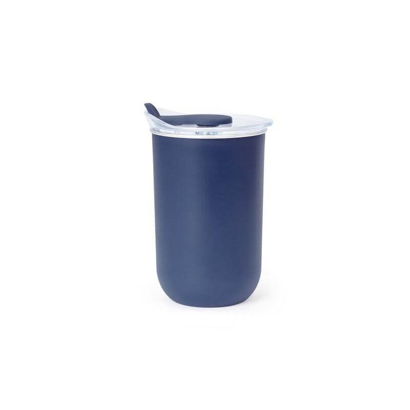 Giftology Double Wall Travel Mug 300ml - Navy Blue