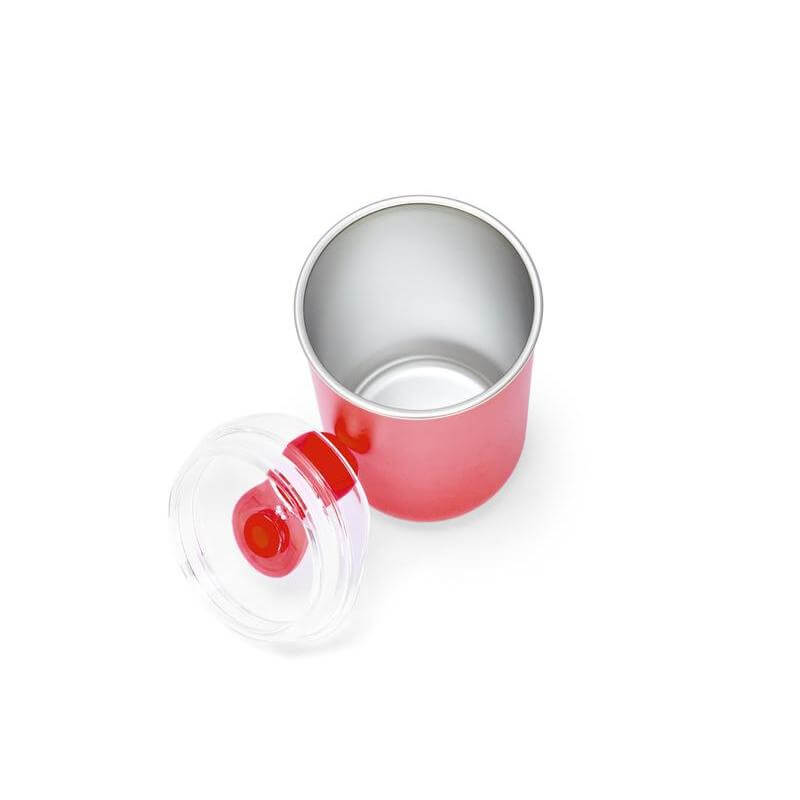 Giftology Double Wall Travel Mug 300ml - Red