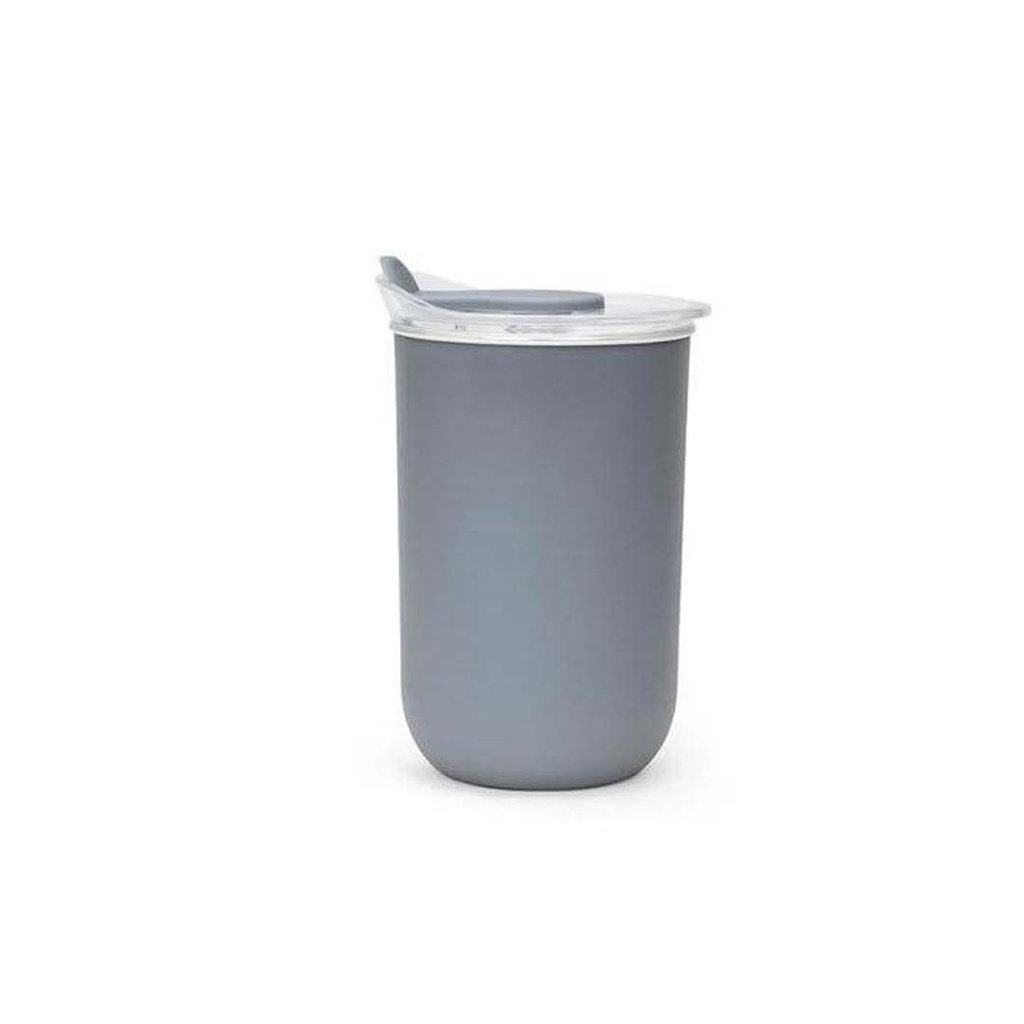 Giftology Double Wall Travel Mug 300ml - Grey