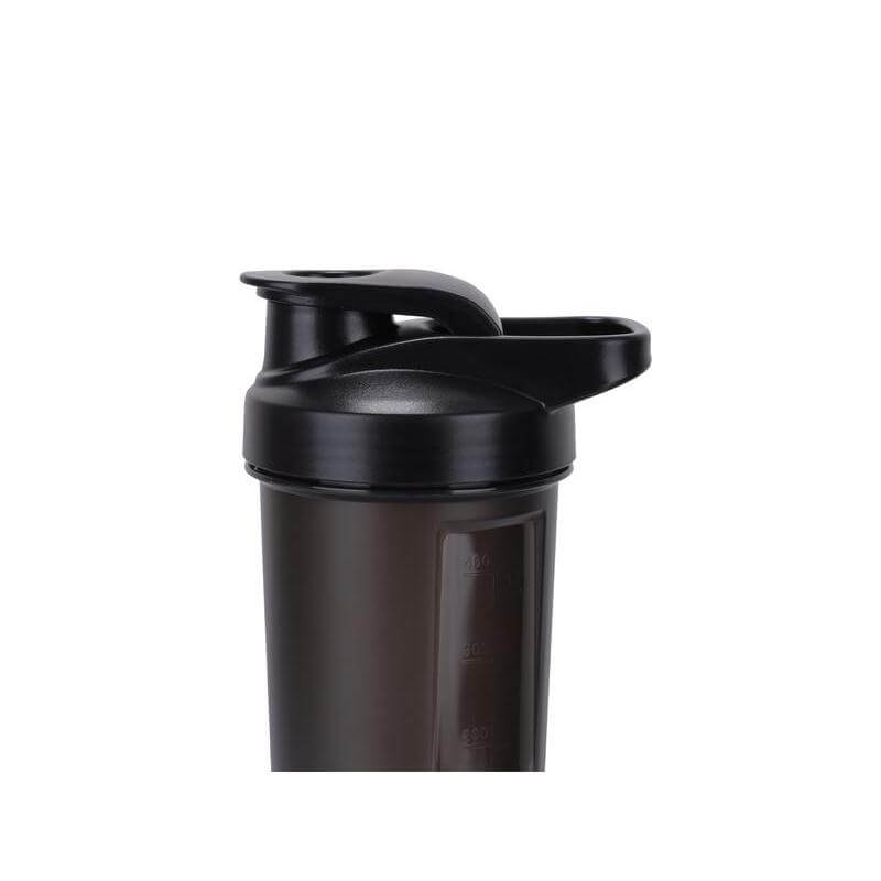 Giftology Protein Shaker Water Bottle with Cup - Black